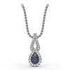 Fana Make A Statement Sapphire and Diamond Pendant