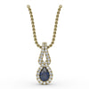 Fana Make A Statement Sapphire and Diamond Pendant