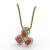 Fana Never Dull Your Shine Ruby and Diamond Pendant