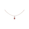 Fana Love Knot Ruby and Diamond Pendant