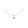 Fana Love Knot Ruby and Diamond Pendant