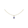 Fana Love Knot Sapphire and Diamond Pendant