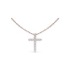 Fana Diamond Prong Cross Necklace