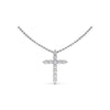 Fana Diamond Prong Cross Necklace