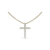 Fana Diamond Prong Cross Necklace