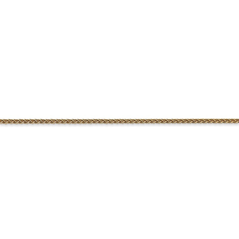 Quality Gold 14k 1.25mm Spiga Chain Anklet