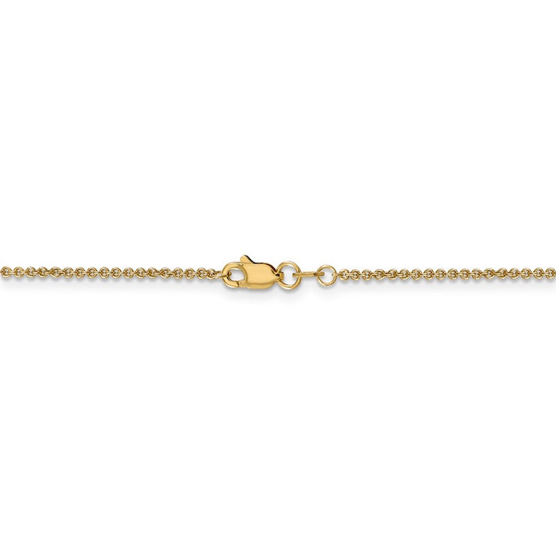 Quality Gold 14k 1.5mm Cable Chain Anklet