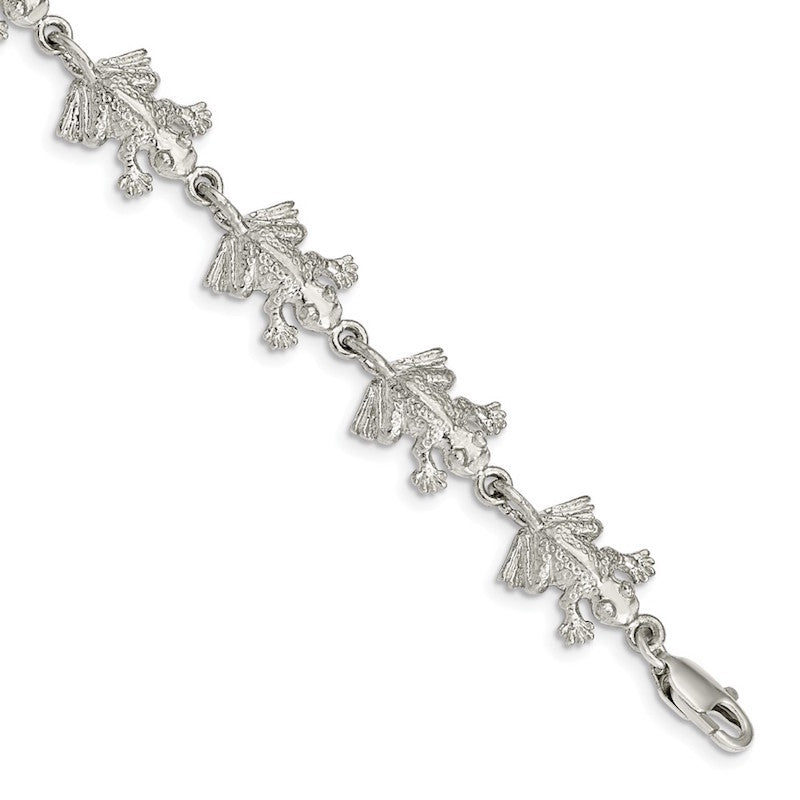 Quality Gold Sterling Silver Frogs Bracelet