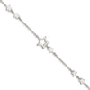 Quality Gold Sterling Silver Star Bracelet