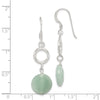 Quality Gold Sterling Silver Amazonite Dangle Earrings