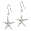 Quality Gold Sterling Silver Starfish Dangle Earrings