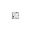 Quality Gold Sterling Silver 7mm Round Basket Set CZ Stud Earrings