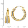 Quality Gold Sterling Silver Rhodium-plated & Vermeil Hoop Earrings