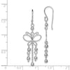 Quality Gold Sterling Silver Rhodium Plated Butterfly Dangle Earrings