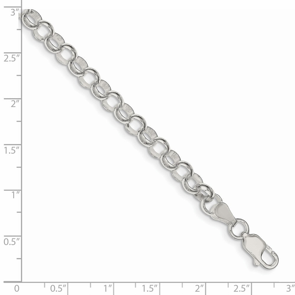 Quality Gold Sterling Silver 6.0mm Belcher Light Bracelet