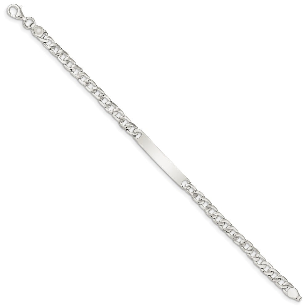 Quality Gold Sterling Silver Baby ID Curb Link Bracelet