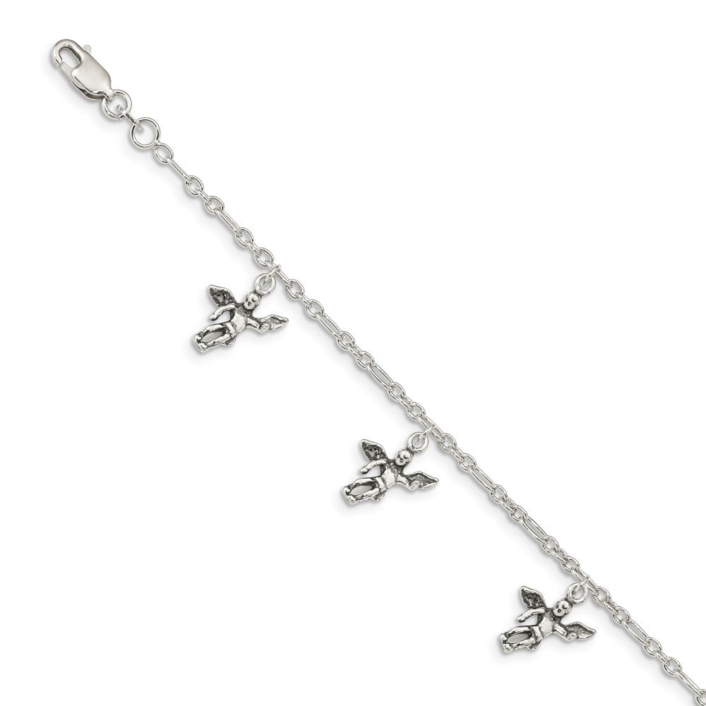 Quality Gold Sterling Silver Angel Bracelet