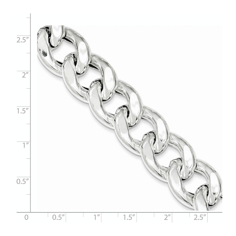 Quality Gold Sterling Silver Curb Bracelet