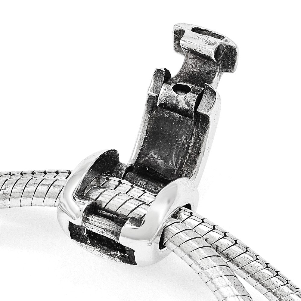 Quality Gold Sterling Silver Reflections Swarovski Crystal Love Heart Adj. Bracelet