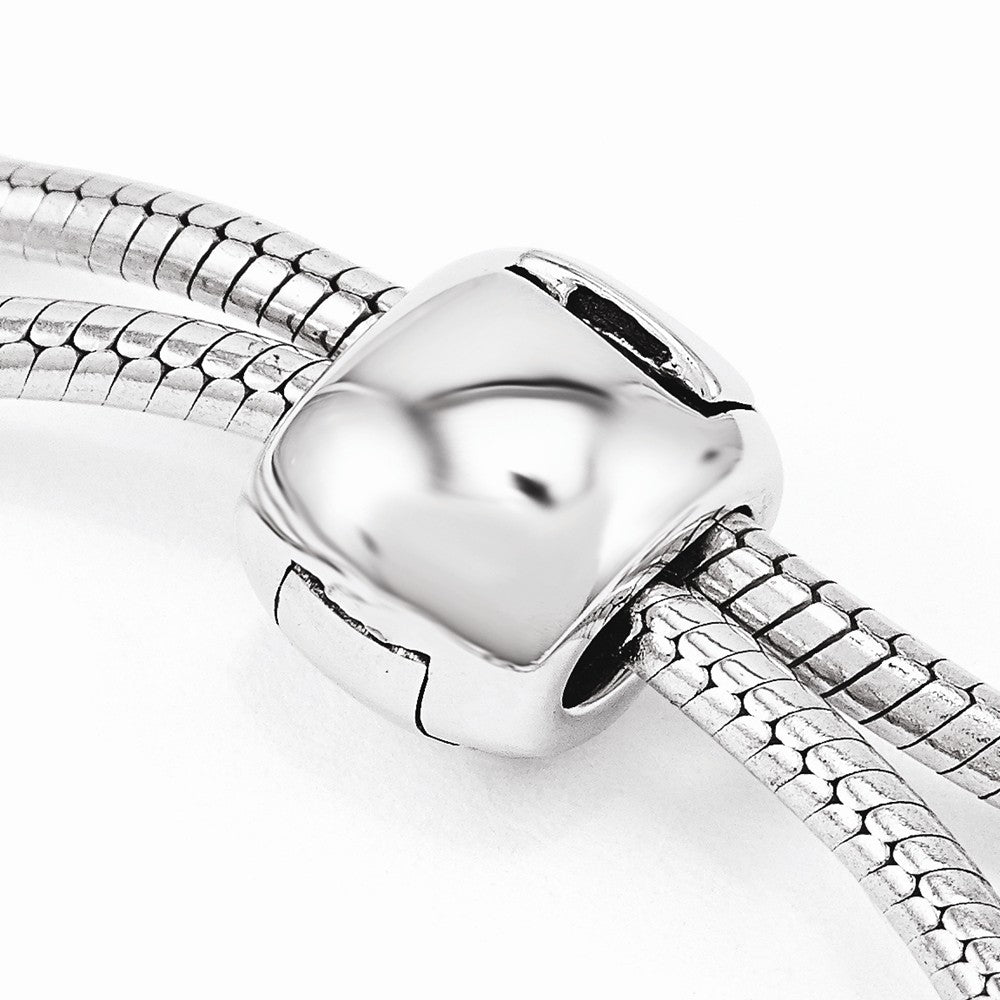 Quality Gold Sterling Silver Reflections Blue Swarovski Crystal Adj. Bracelet