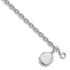 Quality Gold Sterling Silver Rhodium-plated Locket Bracelet