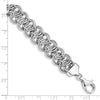 Quality Gold Sterling Silver Rhodium-plated Link Bracelet