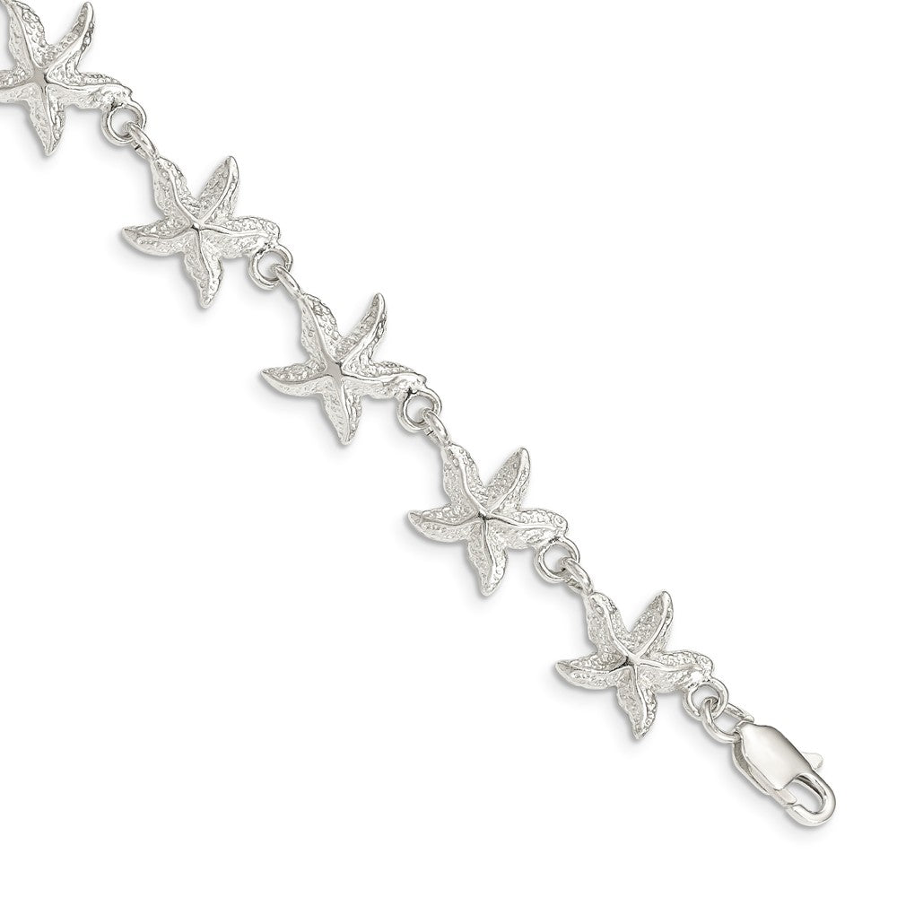 Quality Gold Sterling Silver Starfish Bracelet