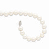 Quality Gold Sterling Silver Rhodium 10-11mm White FW Cultured Pearl Bracelet