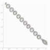 Quality Gold Sterling Silver Rhodium 7-8mm Grey FWC Pearl Bracelet