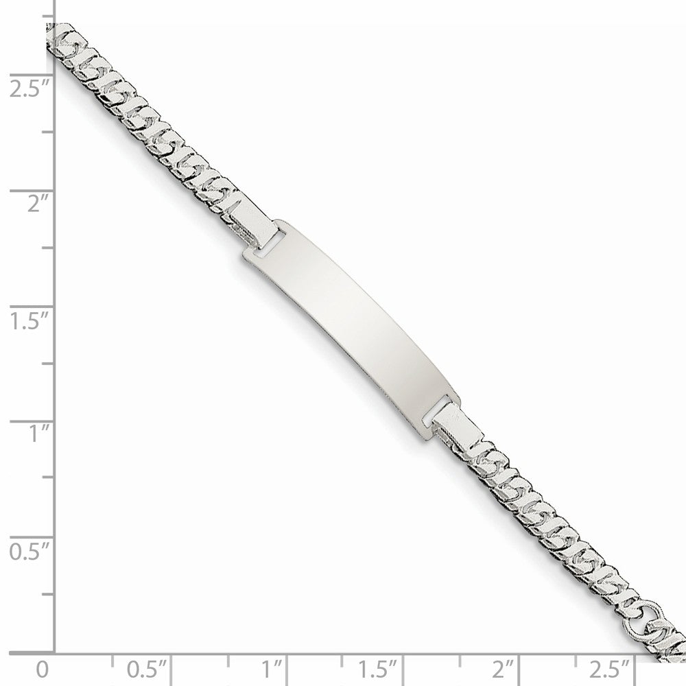 Quality Gold Sterling Silver Baby ID Bracelet