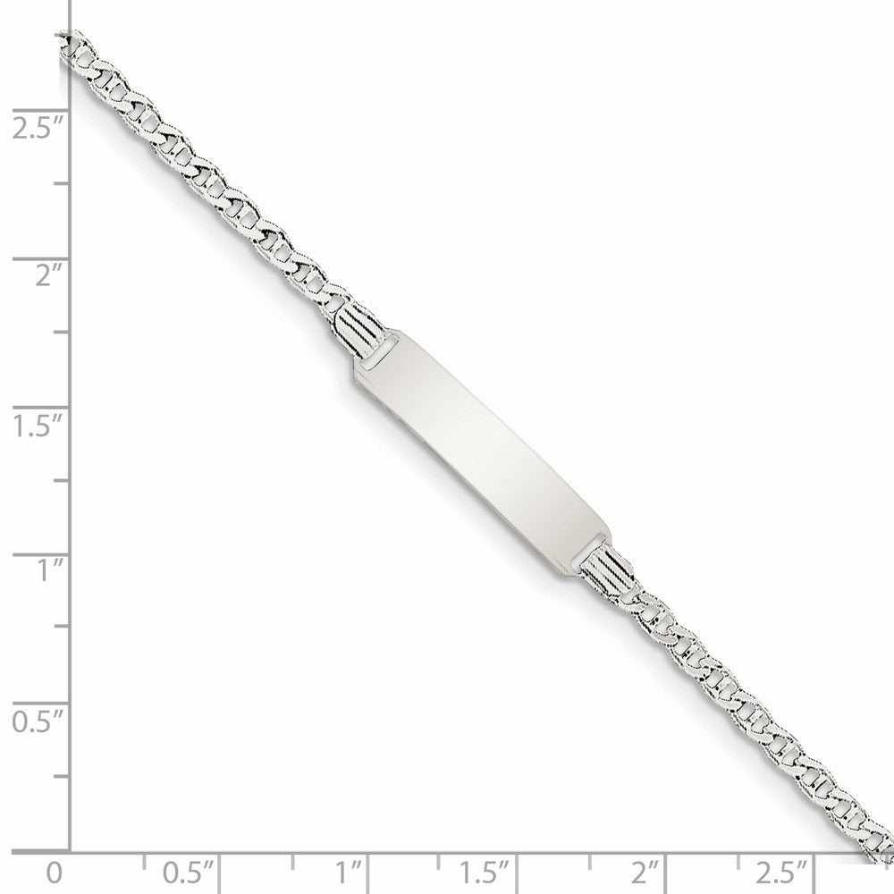 Quality Gold Sterling Silver Children's ID Bracelet