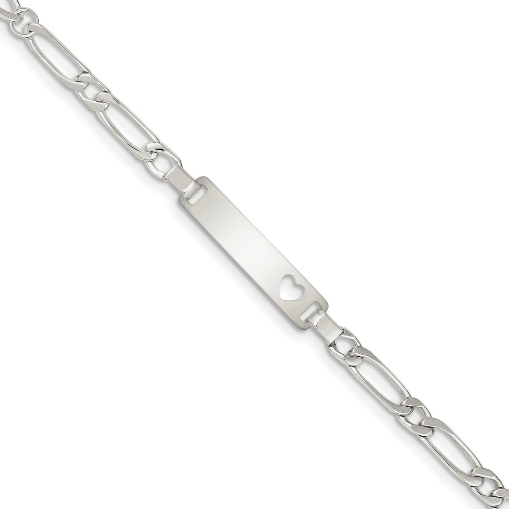 Quality Gold Sterling Silver Baby ID 6 IN Bracelet