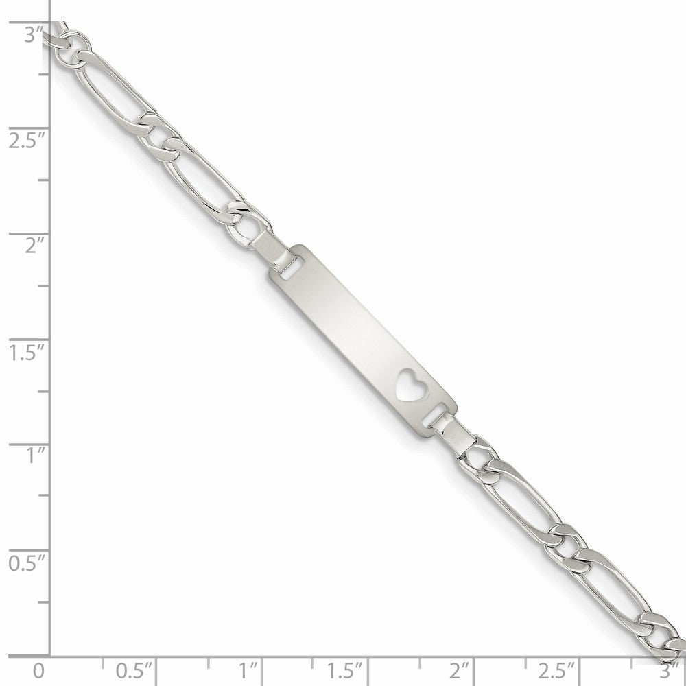 Quality Gold Sterling Silver Baby ID 6 IN Bracelet