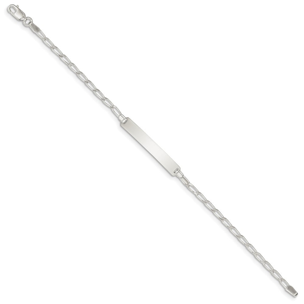 Quality Gold Sterling Silver Open Link ID Bracelet