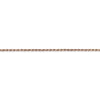 Quality Gold 14k Rose Gold 1.5mm Diamond-cut Rope Chain Anklet