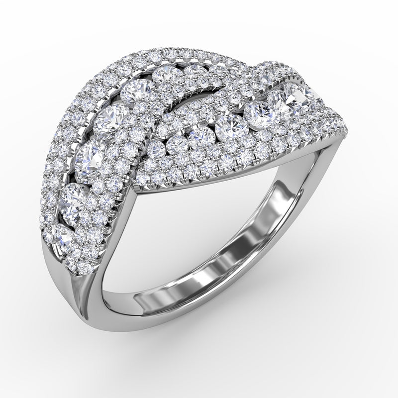 Fana Intertwining Love Diamond Ring