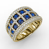 Fana Bold and Beautiful Sapphire and Diamond Ring