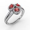 Fana Feel The Elegance Ruby and Diamond Ring