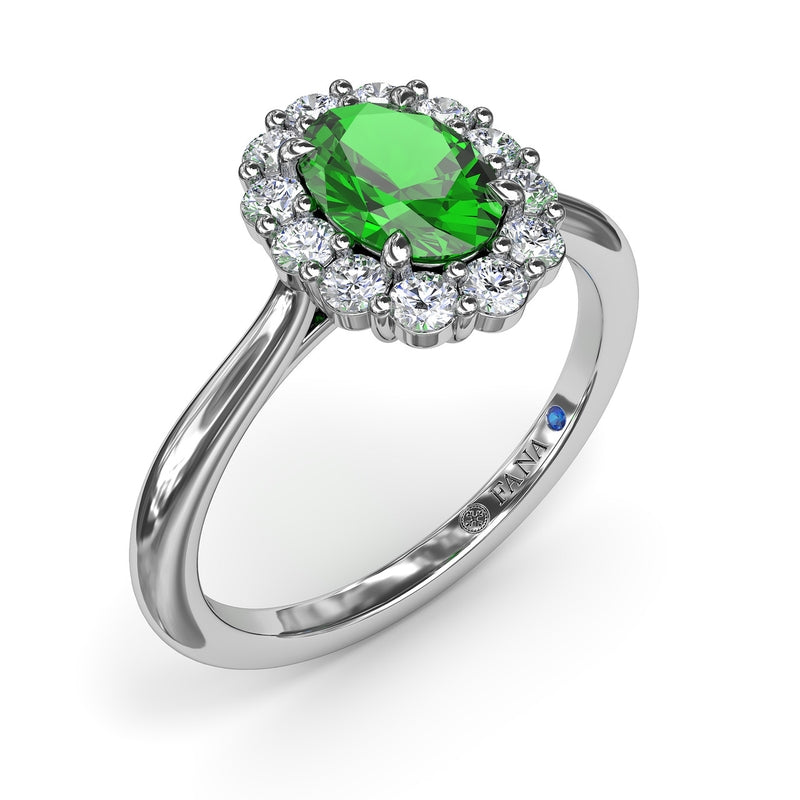 Fana Dazzling Emerald and Diamond Ring