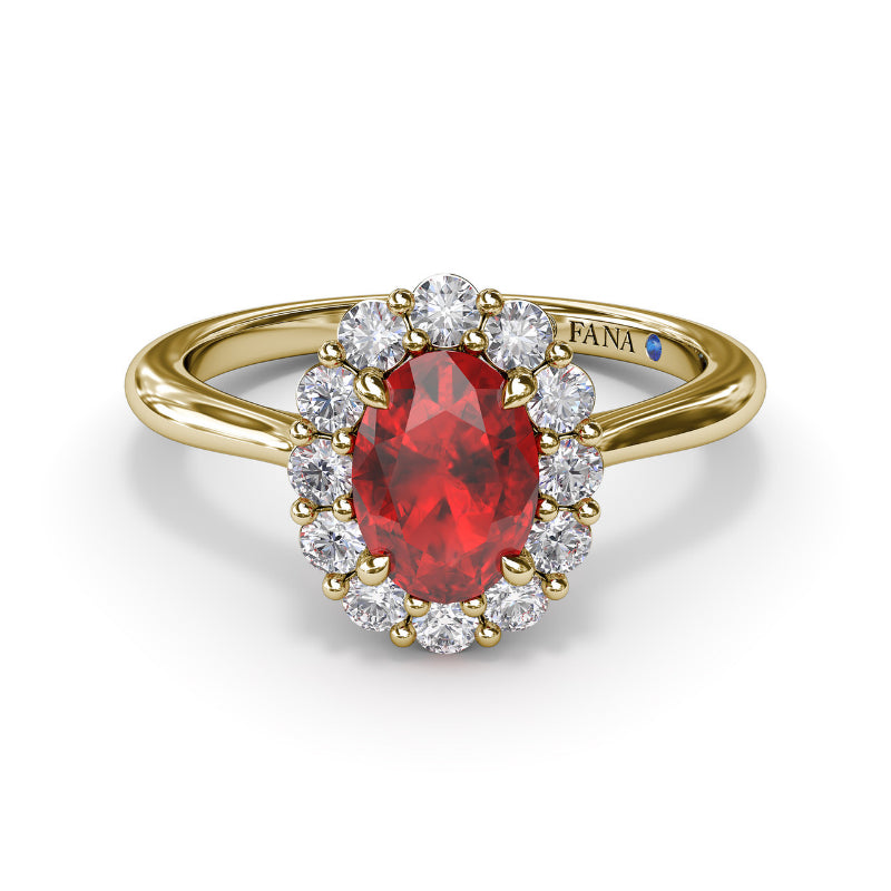 Fana Dazzling Ruby and Diamond Ring