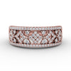 Fana Geometric Pave Diamond Band