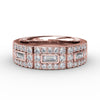 Fana Emerald Cut Diamond Band