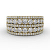 Fana Five-Row Diamond Band