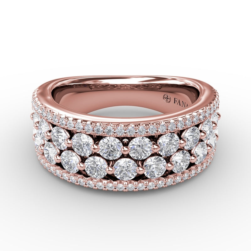 Fana Four-Row Diamond Band