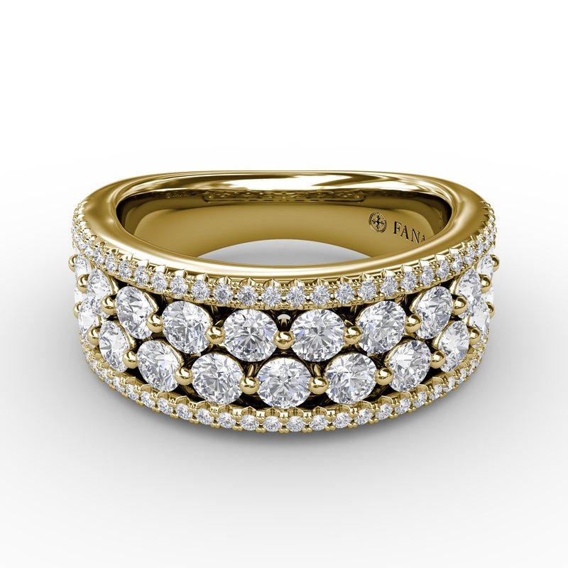 Fana Four-Row Diamond Band