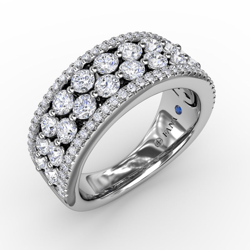 Fana Four-Row Diamond Band