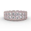 Fana Multi-Layered Round Diamond Band