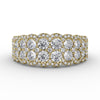 Fana Multi-Layered Round Diamond Band