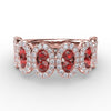 Fana Think Like A Queen Ruby and Diamond Ring