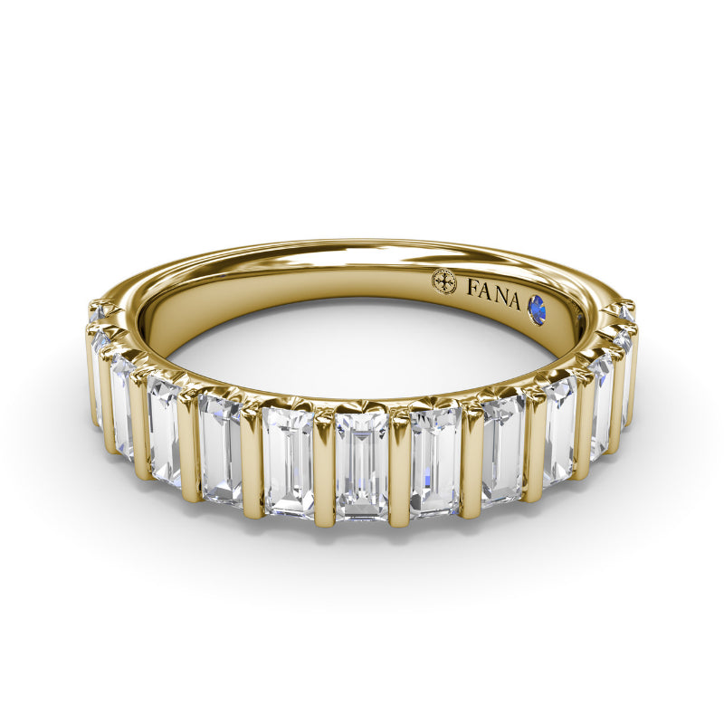 Fana Straight Baguette Diamond Band